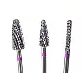 Фрези з крустообразно-поперечної нарізкою (фіолетові)