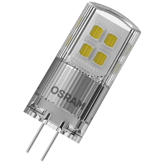 Лампа LED PIN20 DIM 2 W 2700 K 12 V G4 200 Lm димована OSRAM