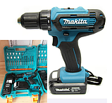 Бездротовий Шурупокрут Makita 550 DWE (24 V, 5.0 AH) з набором інструментів Шурупокрут-дриль Макита, фото 5