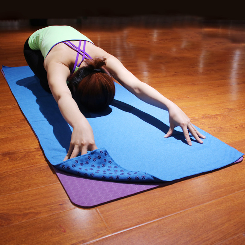 Коврик полотенце для йоги OSPORT Yoga mat towel (FI-4938) - фото 4 - id-p259875533