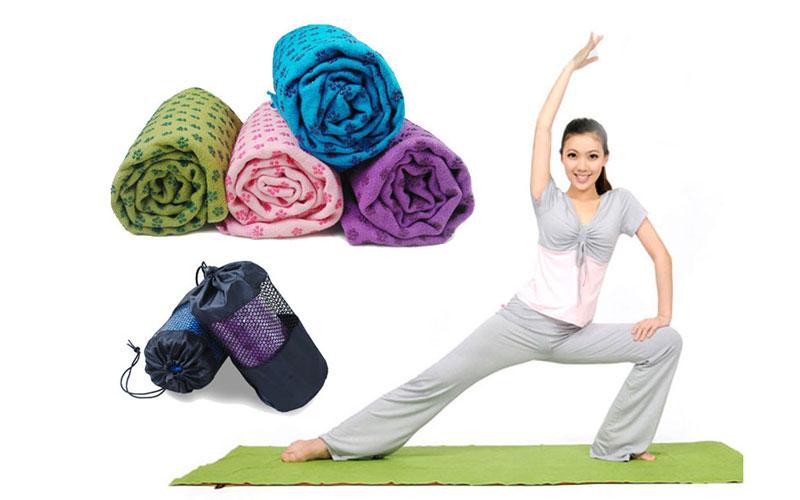 Коврик полотенце для йоги OSPORT Yoga mat towel (FI-4938) - фото 8 - id-p259875533