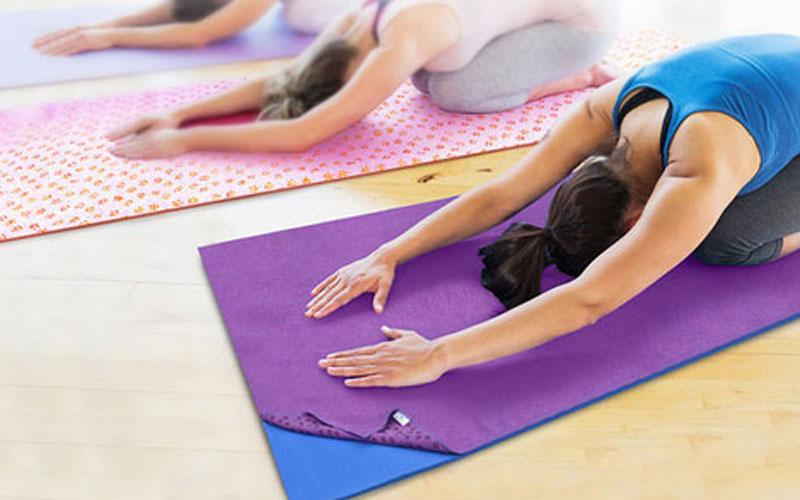 Коврик полотенце для йоги OSPORT Yoga mat towel (FI-4938) - фото 9 - id-p259875533