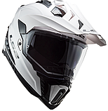 Мотошолом LS2 MX701 Explorer Solid білий, фото 4