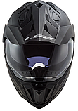 Мотошлем LS2 MX701 Explorer Solid Matt Black, фото 5
