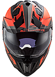 Мотошолом LS2 MX701 Explorer Alter жовтогарячий, фото 3