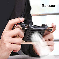 Кулер-подставка вентилятор для телефона BASEUS игровые триггеры контроллеры курки (черный)