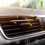 Ароматизатор в авто ультратонкий Baseus Paddle Car Air Freshener освіжувач повітря в машину (чорний), фото 3