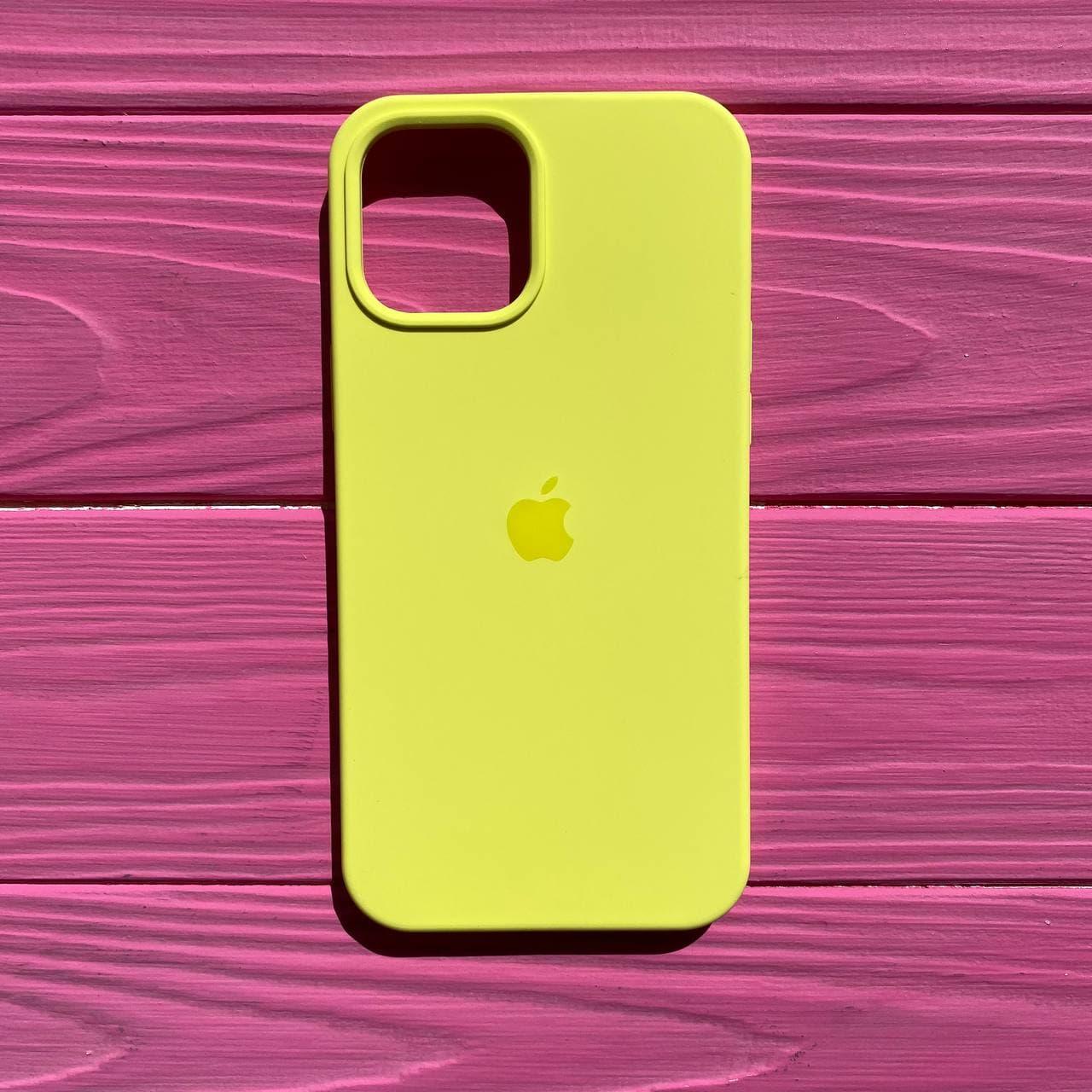 Чохол Silicone Case для Apple iPhone 12 Pro Max Yellow