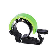 Дзвінок для велосипеда механічний велодзвінок XLC зелений