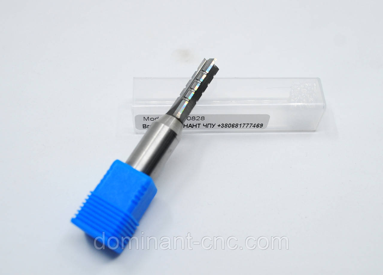 Фреза з прямими ножами D12.7*d8*28*3f зі стружколомом