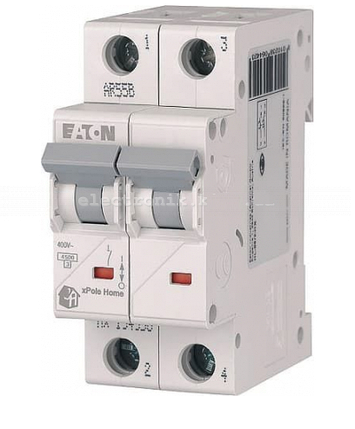 Автоматичний вимикач HL-C 16A 2 полюси Eaton/Moeller, фото 1
