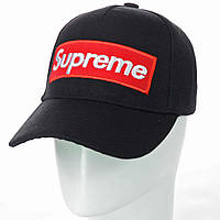 Черная мужская женская кепка бейсболка суприм Supreme