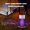 Лампа-пристрій проти комарів на акумуляторі Usb заряджання Electronic Mosquito Killer Lamp 193887, фото 7