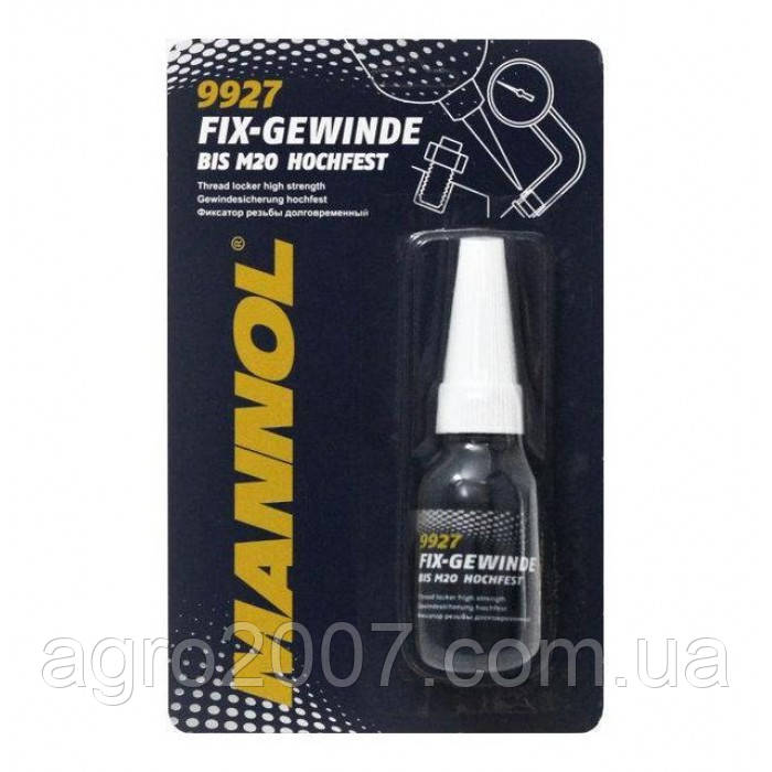 Автохімія Фіксатор різі (довгострочний) Fix-Gewinde Hochfest MANNOL 0.01L 9927, фото 1