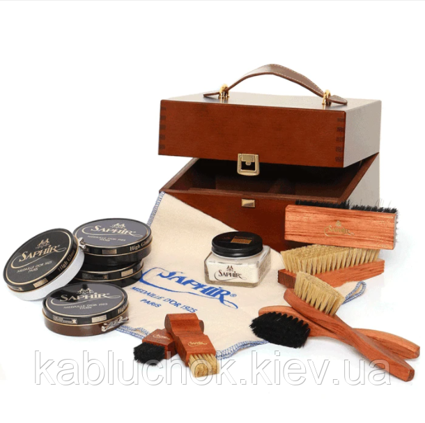 Коробка Saphir Medaille D'or Shoemaker Shoe Polish Box, фото 1