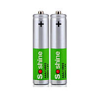 Акумулятор Soshine AAA HR03 R03 500 mAh Ni-MH blist 2