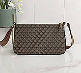 Сумка брендова жіноча MK (0100) brown, фото 2