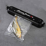 Вакуумний пакувальник домашній апарат для упаковки вакуумом вакууматор побутової, фото 8