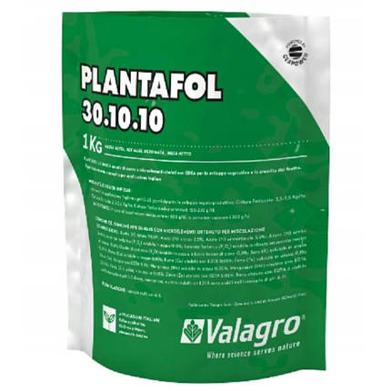 Плантафол (Plantafol) + NPK 30-10-10, 1 кг, добриво (початок вегетації), Valagro, фото 1