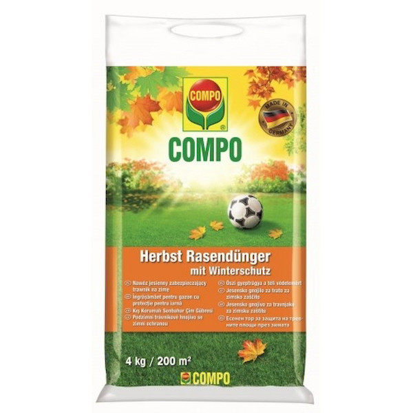 Добриво тривалої дії для газонів (осінь) 4 кг, Compo
