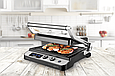 Електричний, притискної контактний гриль ECG KG 1000 Gourmet (2000Вт, випічка, барбекю, Чехія), фото 8