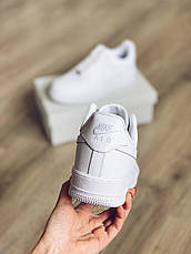 Білі чоловічі кросівки Nike Air Force 1 White (білі найки), фото 3