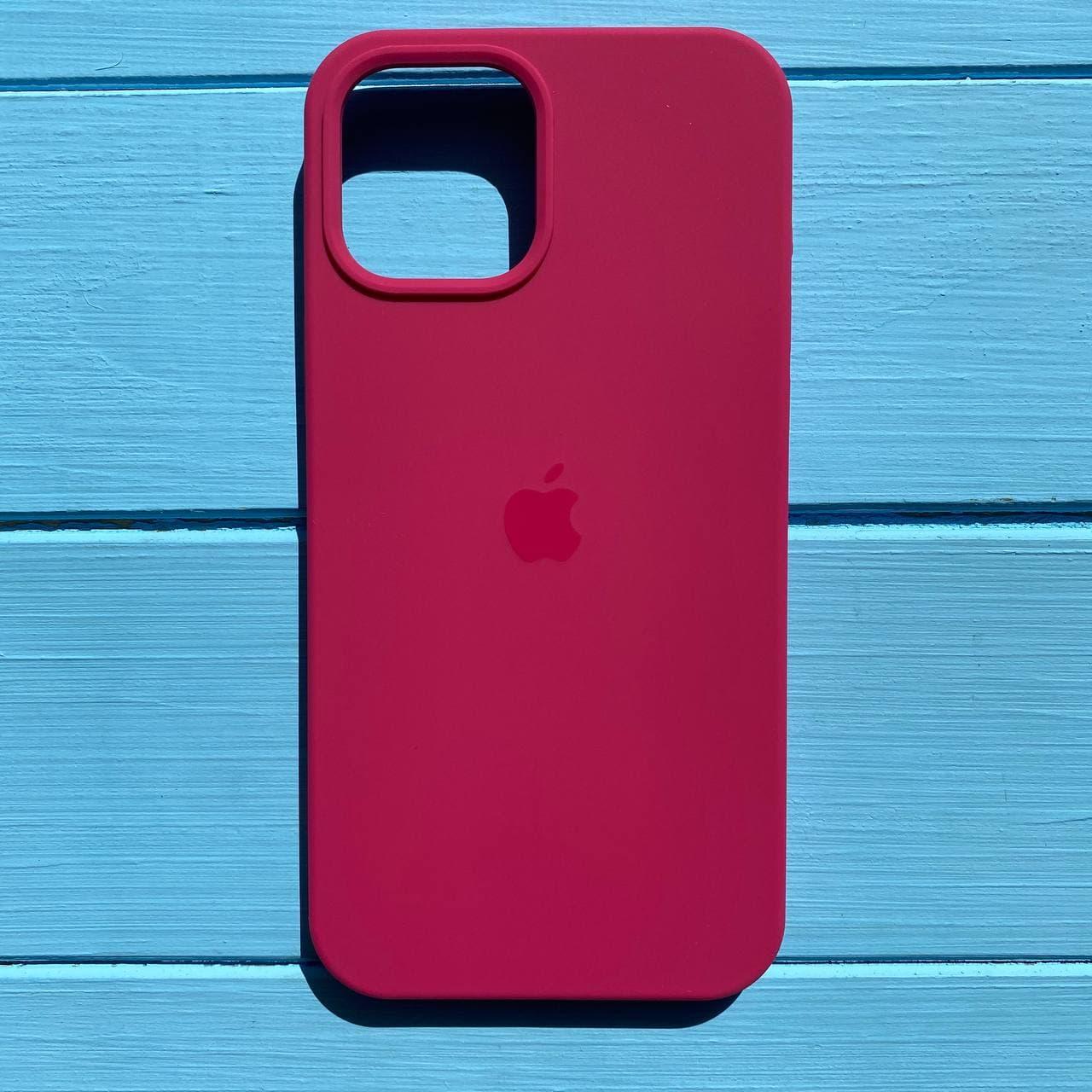 Чохол Silicone Case для Apple iPhone 12, 12 Pro Strawberry