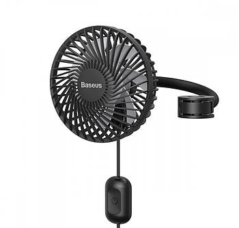 Вентилятор в машину на підголовник Baseus Departure Vehicle Fan (чорний)