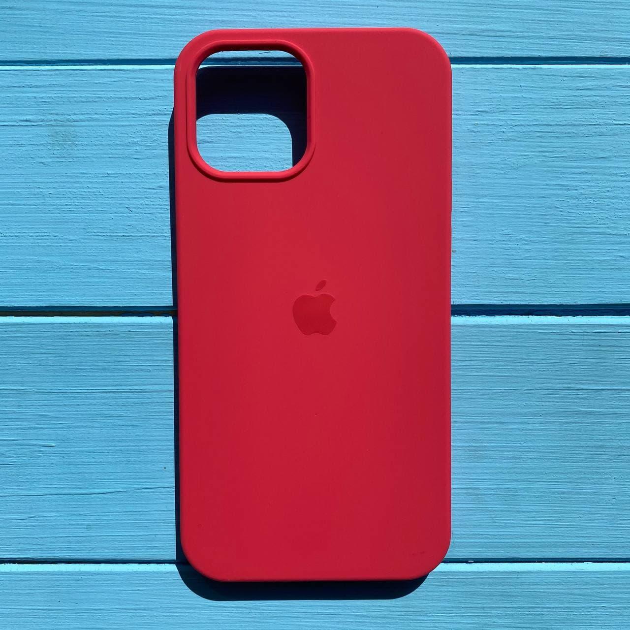 Чохол Silicone Case для Apple iPhone 12 Pro Max Rose Red