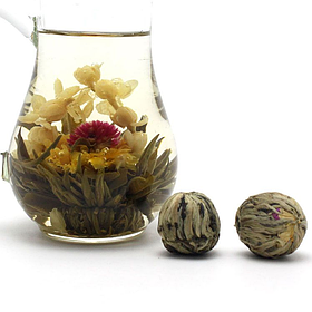 Білий в'язаний чай Серце любові 100г