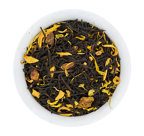 Чорний чай Персик із вершками 250г