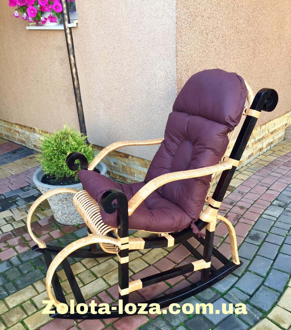 Кресло-качалка Из Лозы. Арт: 9981 — Купить Недорого на Bigl.ua (1419058639)