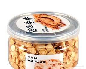 Білий Женьшень сушений 50 г банка TEA134