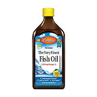 Carlson Labs The Very Finest Fish Oil 1,600 mg Omega-3s 500 ml lemon