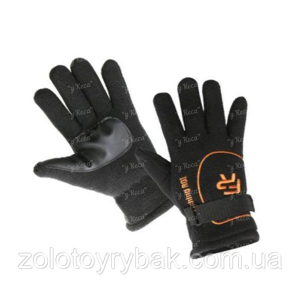 Флісові рукавички Fishing ROI 502-05-L чорні "Оригінал"
