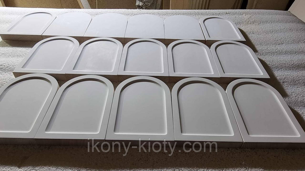 Доски иконные арочные с ковчегом
