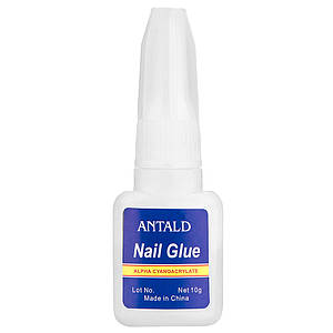 Клей для типс з пензликом ANTALD Nail Glue, 10 м