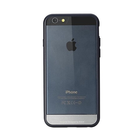TPU+PC чохол Rock для Apple iPhone 6/6S (4.7) Чорний
