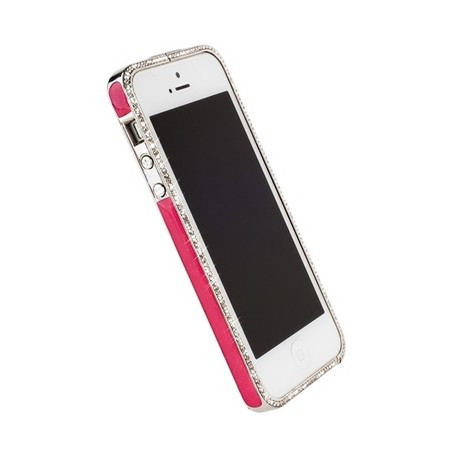 Бампер NEWSH для IPhone 5/5s Темнорозовый