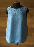 Блакитний джинсовий топ блузка жіночий Esprit, розмір S, М