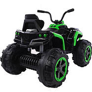 Дитячий квадроцикл (2 мотори по 35W, МР3) Baby Tilly T-7318 EVA GREEN Зелений | Дитячий електромобіль Тіллі, фото 2