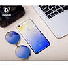 Ультратонкий пластиковий чохол з градієнтом Baseus Glaze Case для iPhone 7 Plus Синій, фото 2