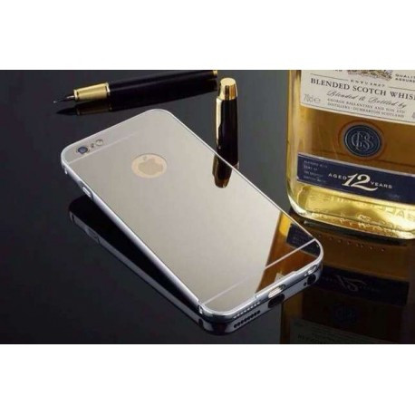 Дзеркальний силіконовий чохол для iPhone 7 Plus Сріблястий