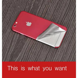 Червона захисна наклейка для iPhone 6Plus/6s Plus