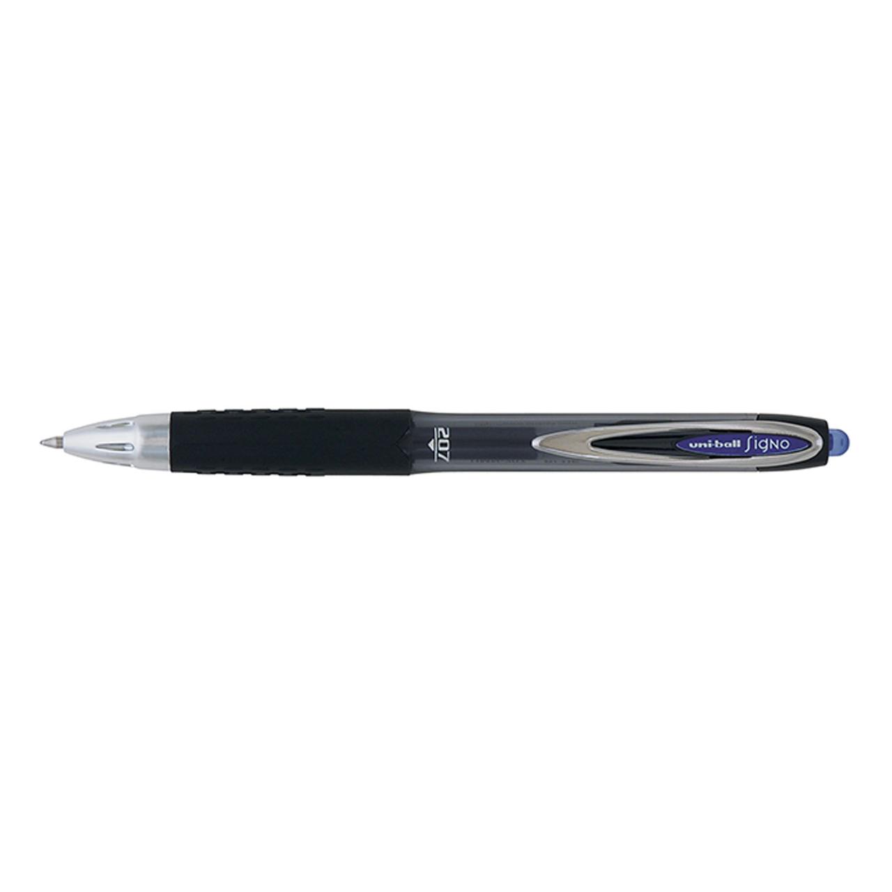 Ручка гел. авт. uni-ball Signo 207 micro 0.5 мм, синя
