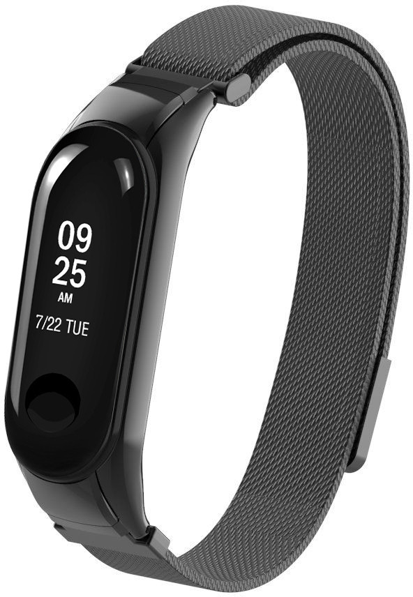 Міланська Петля Mi Band 3 Thin Mesh Black (Сяоми Ми Бэнд 3) купить в ...
