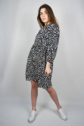 Плаття Stimma 06747 S Чорний з білим, фото 1