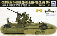 40mm Bofors Anti-Aircraft Gun 1/35 Bronco 35028