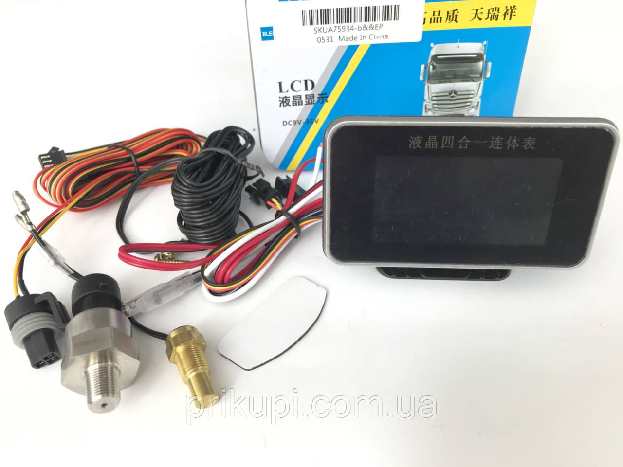 Цифровой Датчик Давления Масла + Датчик Температуры ОЖ Двигателя ...