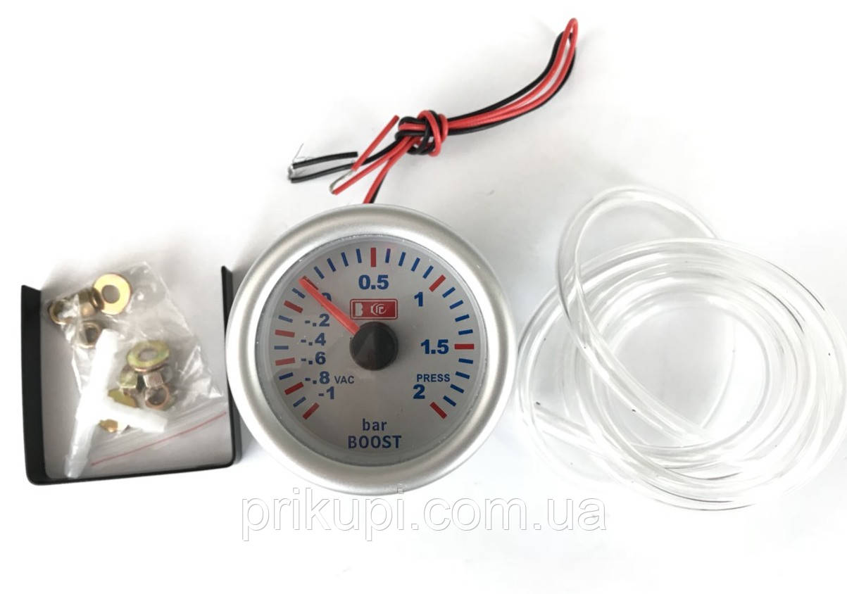 Датчик тиску турбіни LED 7707-3 LED boost, d52мм (буст датчик)